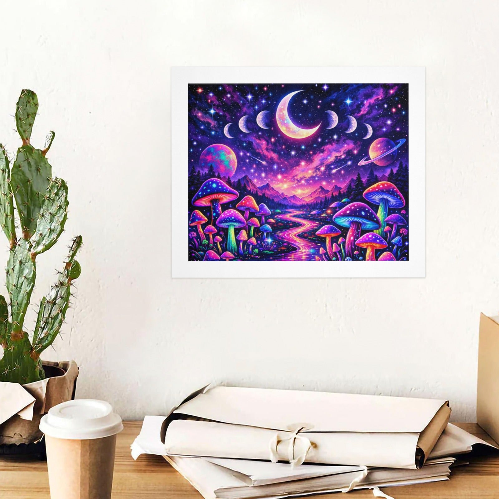 Moonlit Mirage Art Print 10"x8"