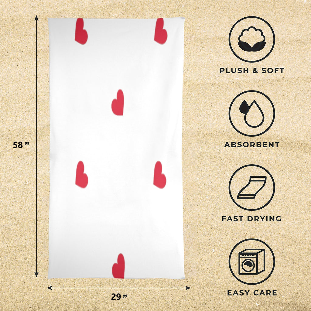 Cutie Heart Towel