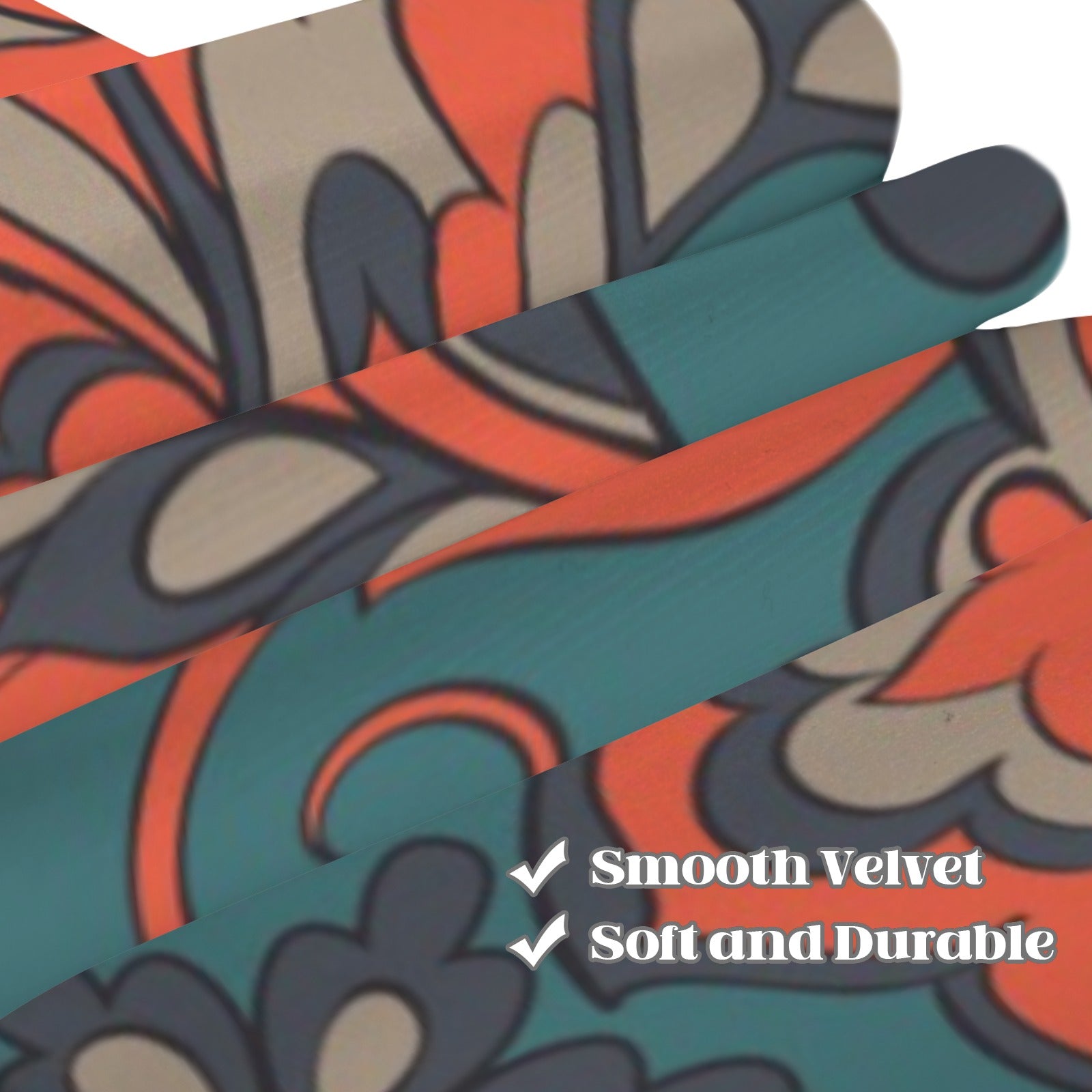 Sunset Paisley WIndow Curtains 52"x63"