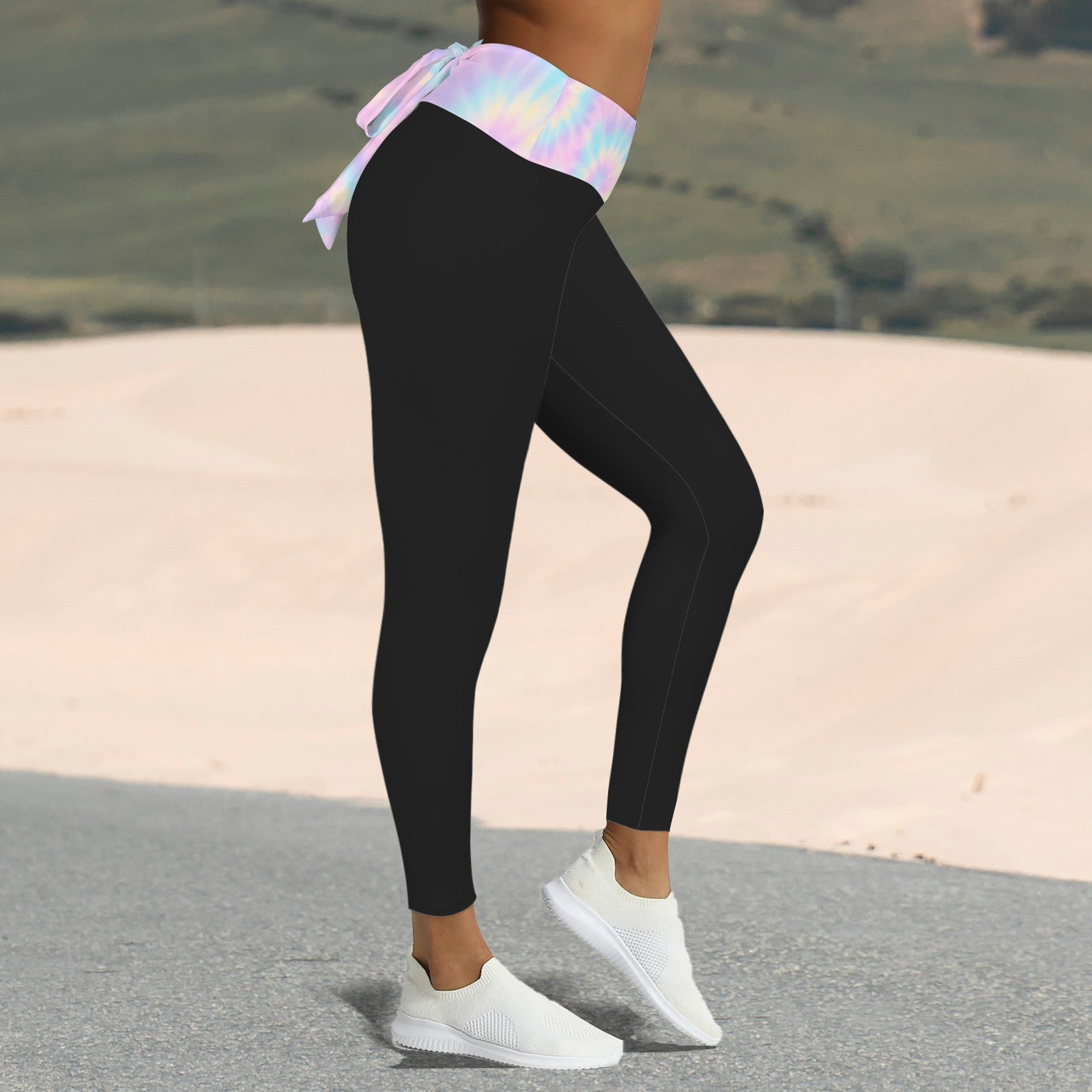 Tye Dye Bow Leggings
