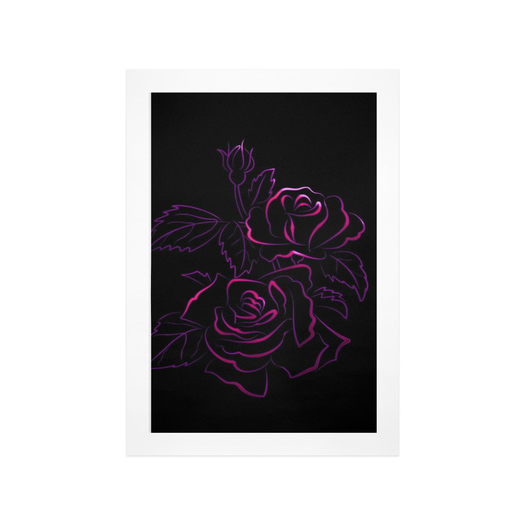 Violet Bloom Art Print 12"x18"