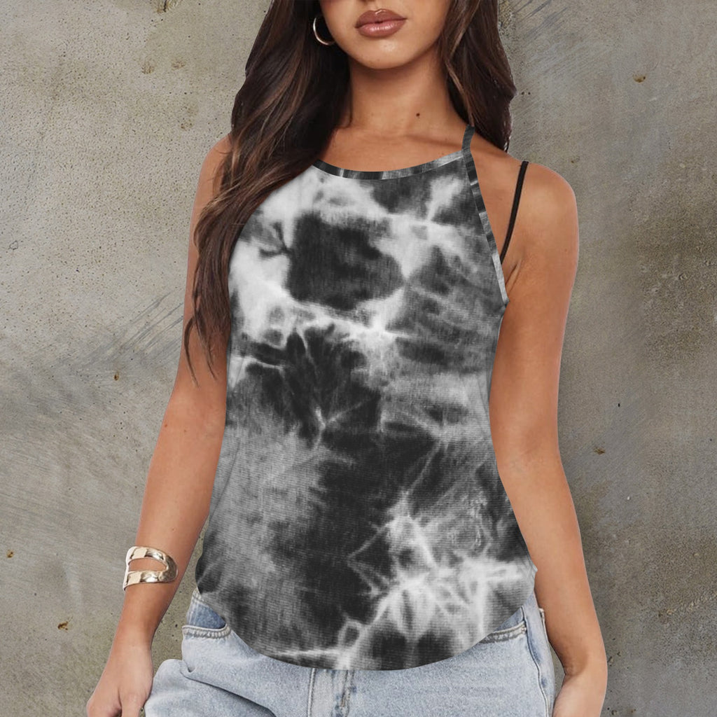 Black Tye Dye Tank