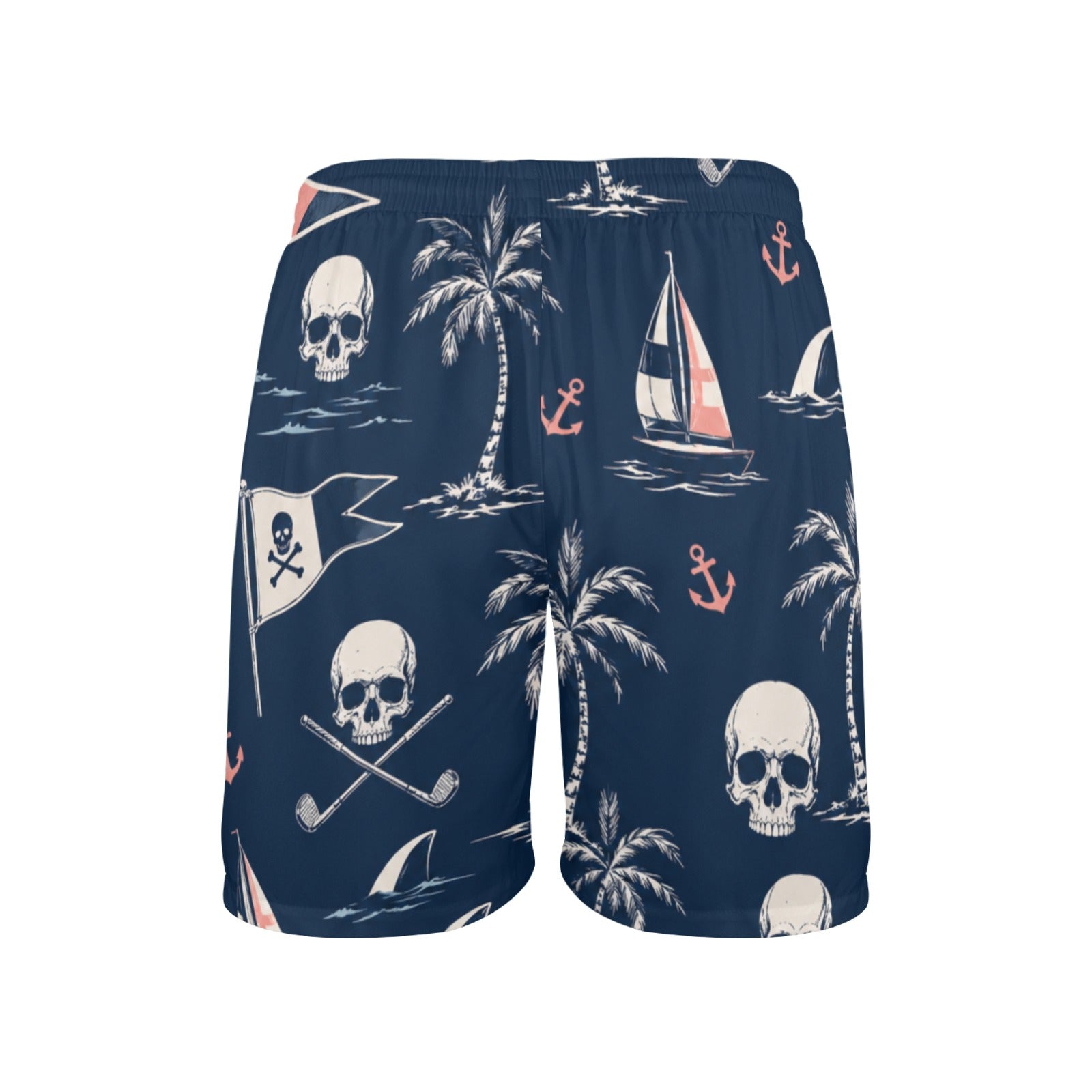 Skull And Sail Beach Shorts