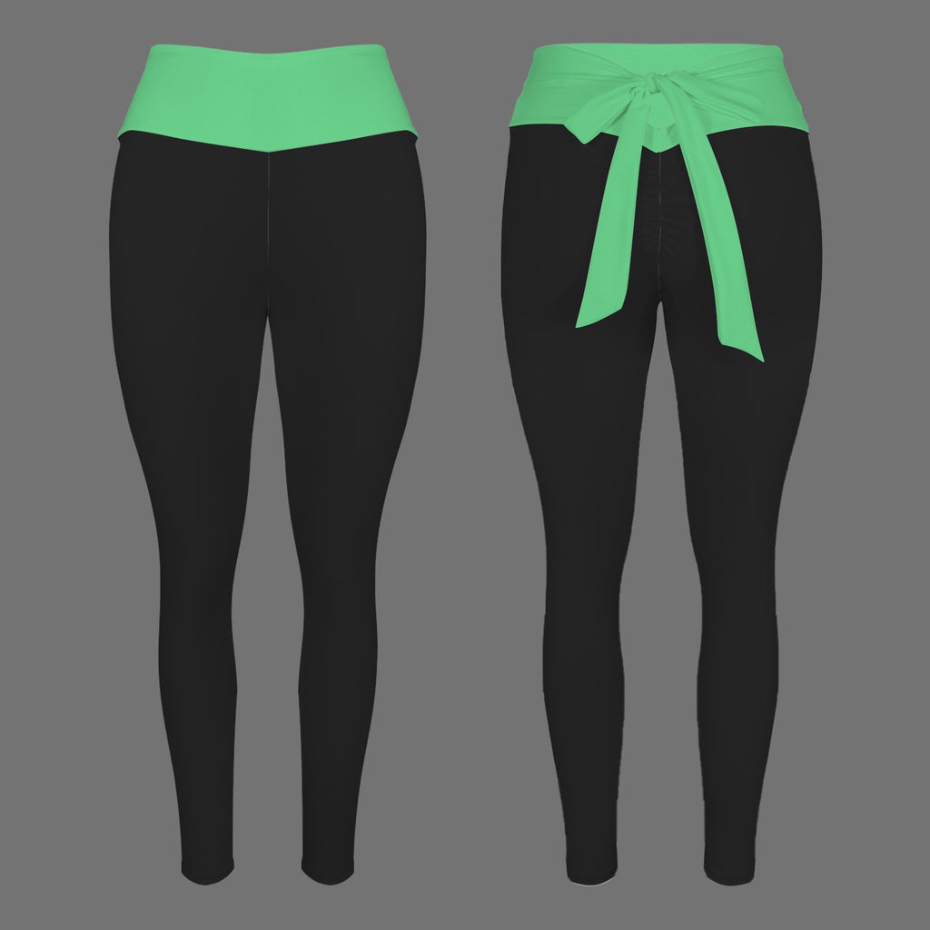 Mint Bow Leggings
