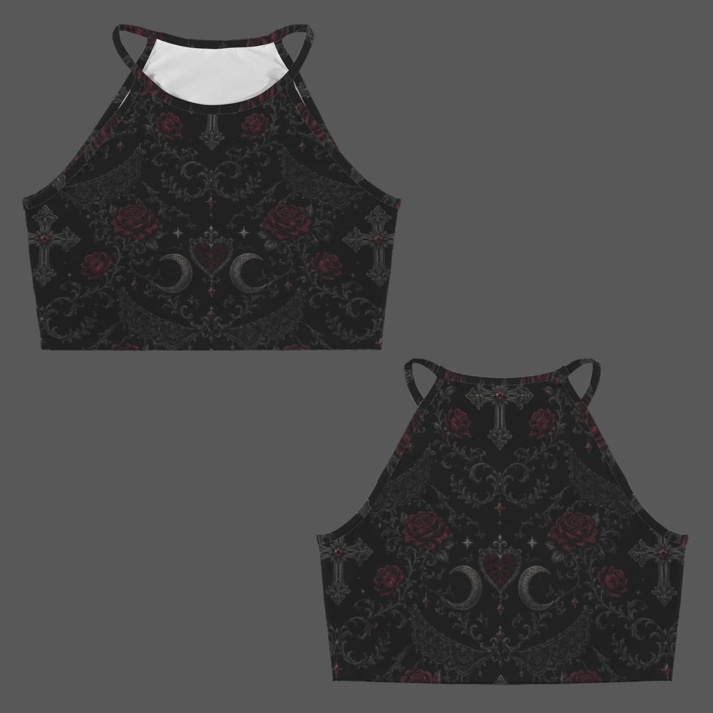 Blood Rose Cami Crop Top