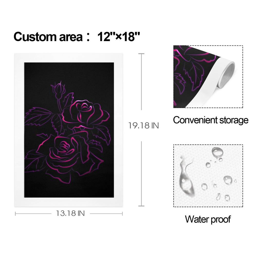 Violet Bloom Art Print 12"x18"