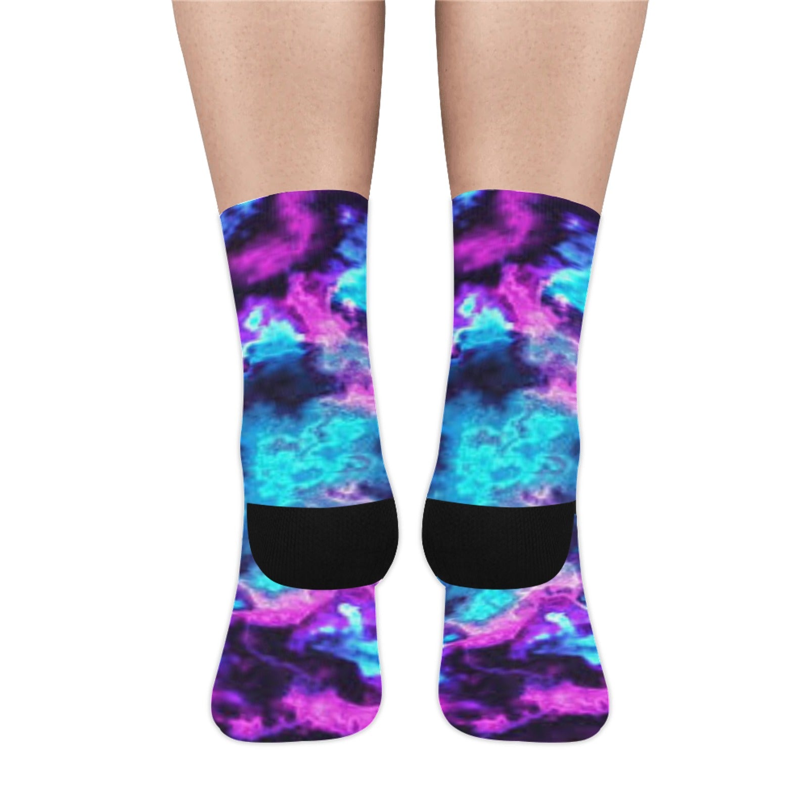 Blue Fade Mens Socks