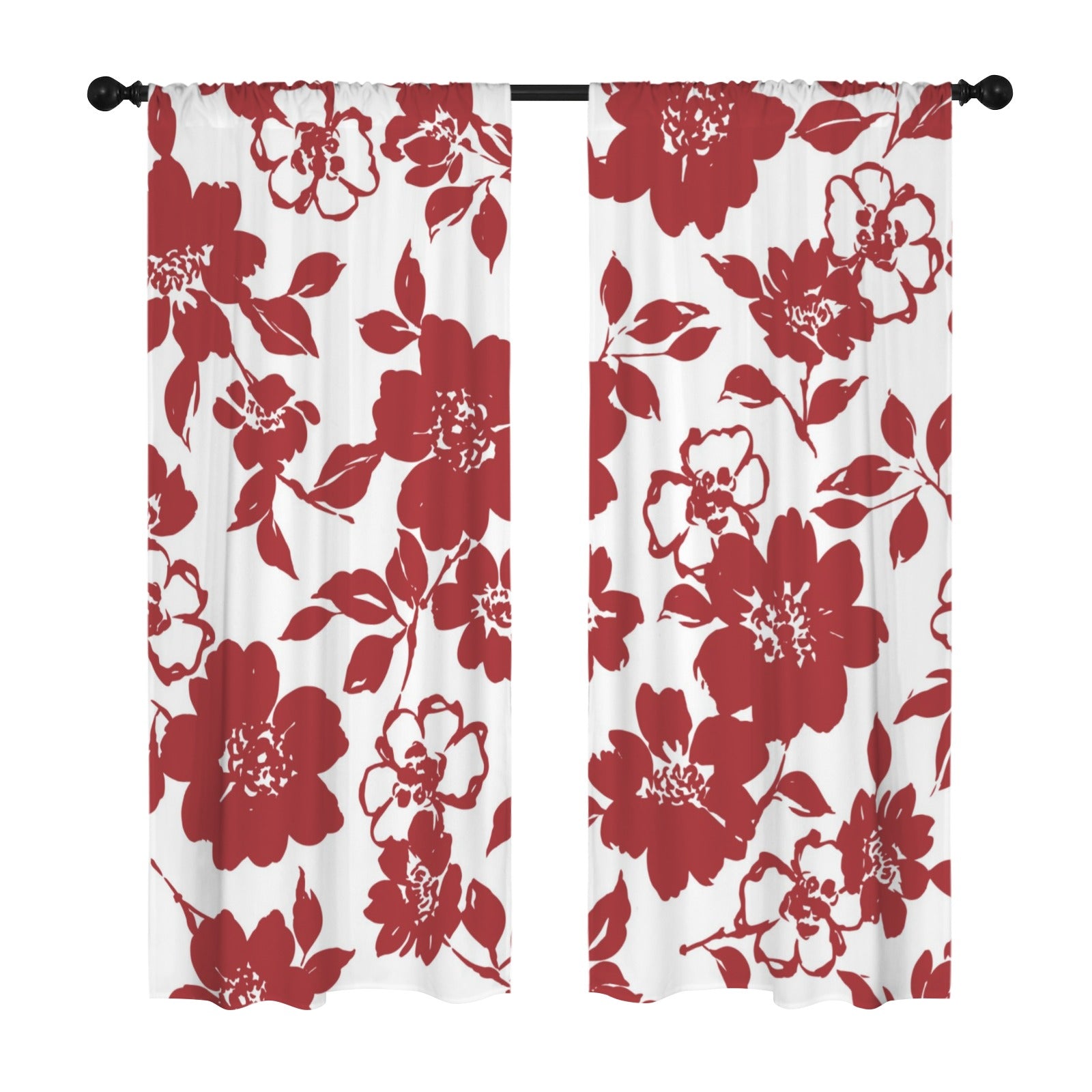 Scarlett Petal Curtains 42"x84"