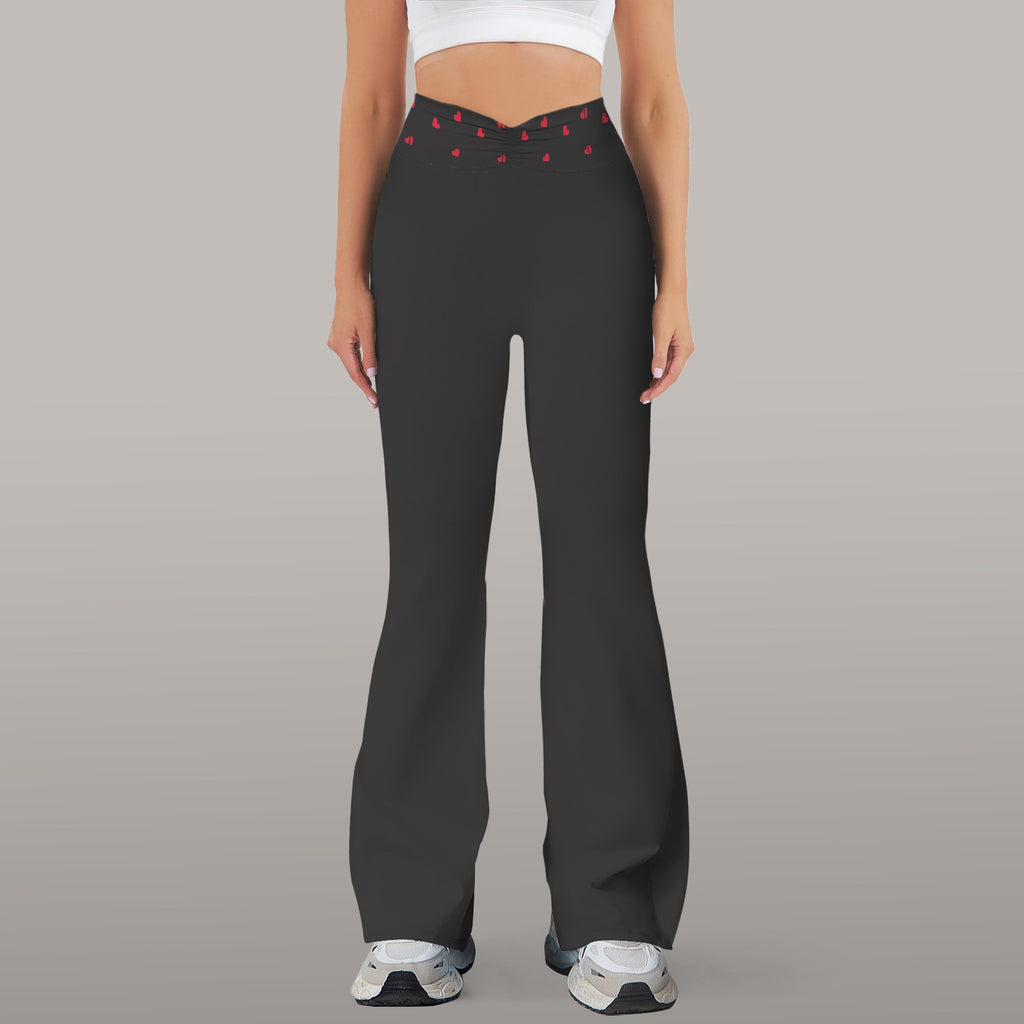 Red Hearts Yoga Pants
