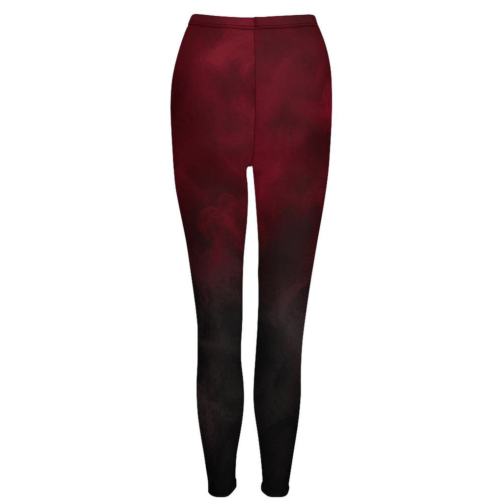 Crimson Smoke Leggings