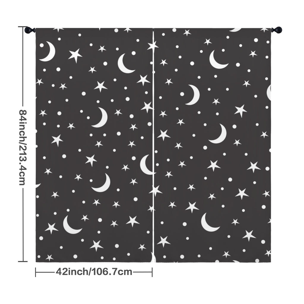 NIght Sky Curtains 42"x84"