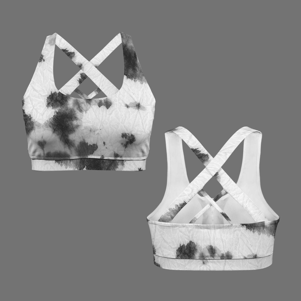 Black Cloud Criscross Back Sports bra