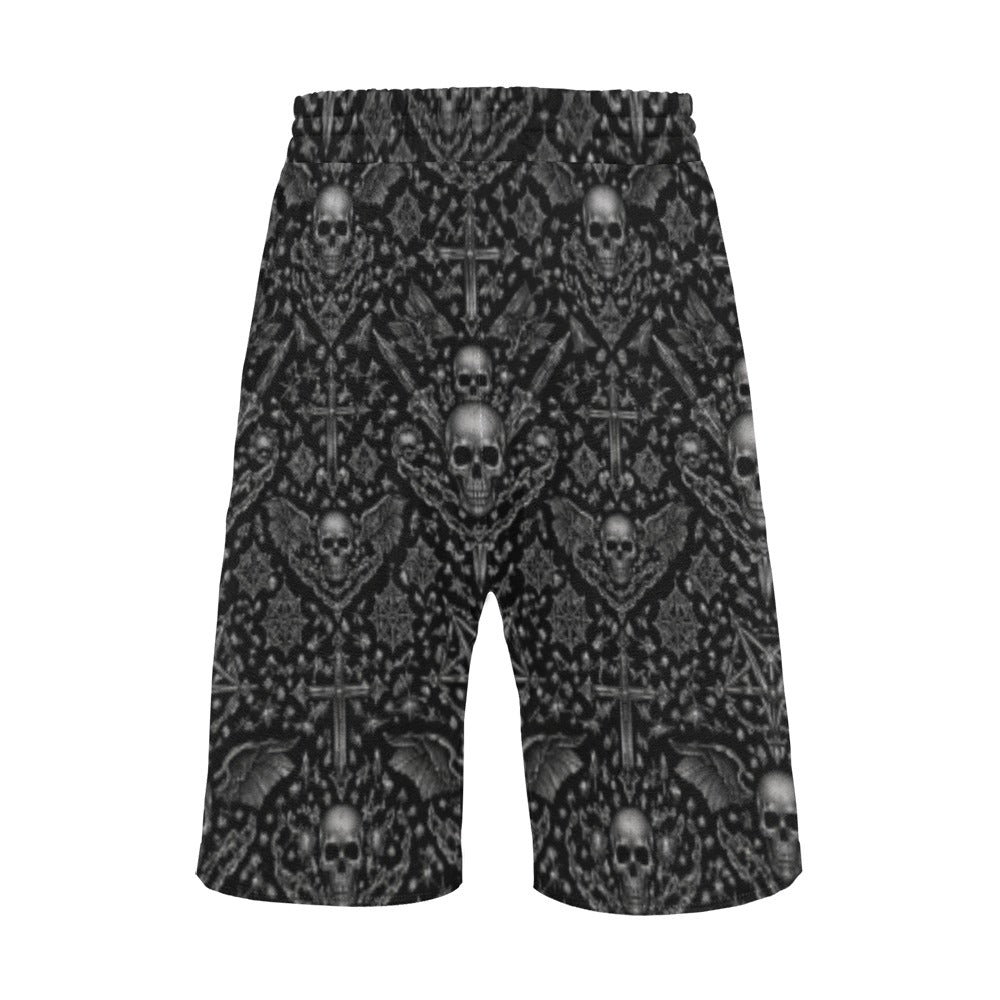 Black Steel Lounge Shorts