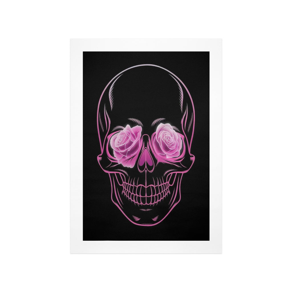 Skull Bloom Art Print 12"x18"