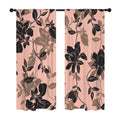 Blushing Black Curtains 42"x84"