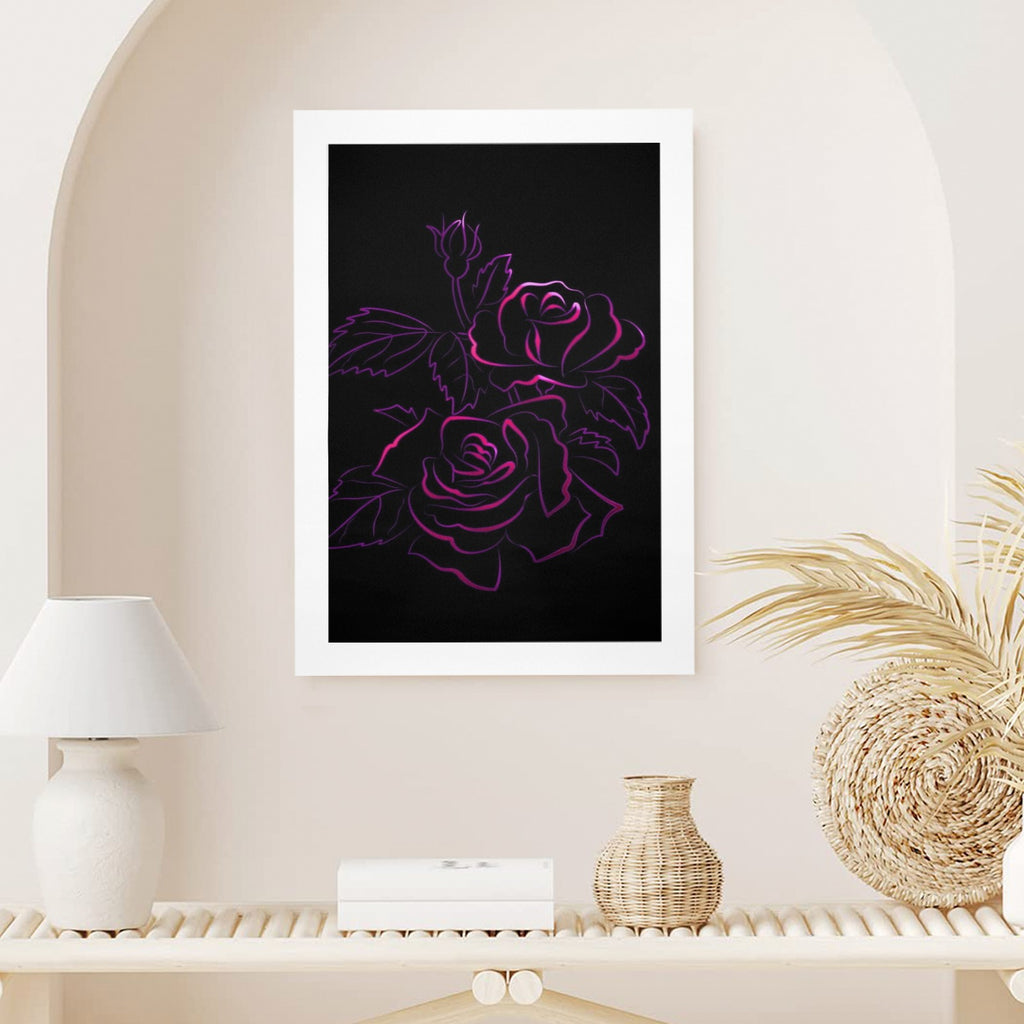 Violet Bloom Art Print 12"x18"