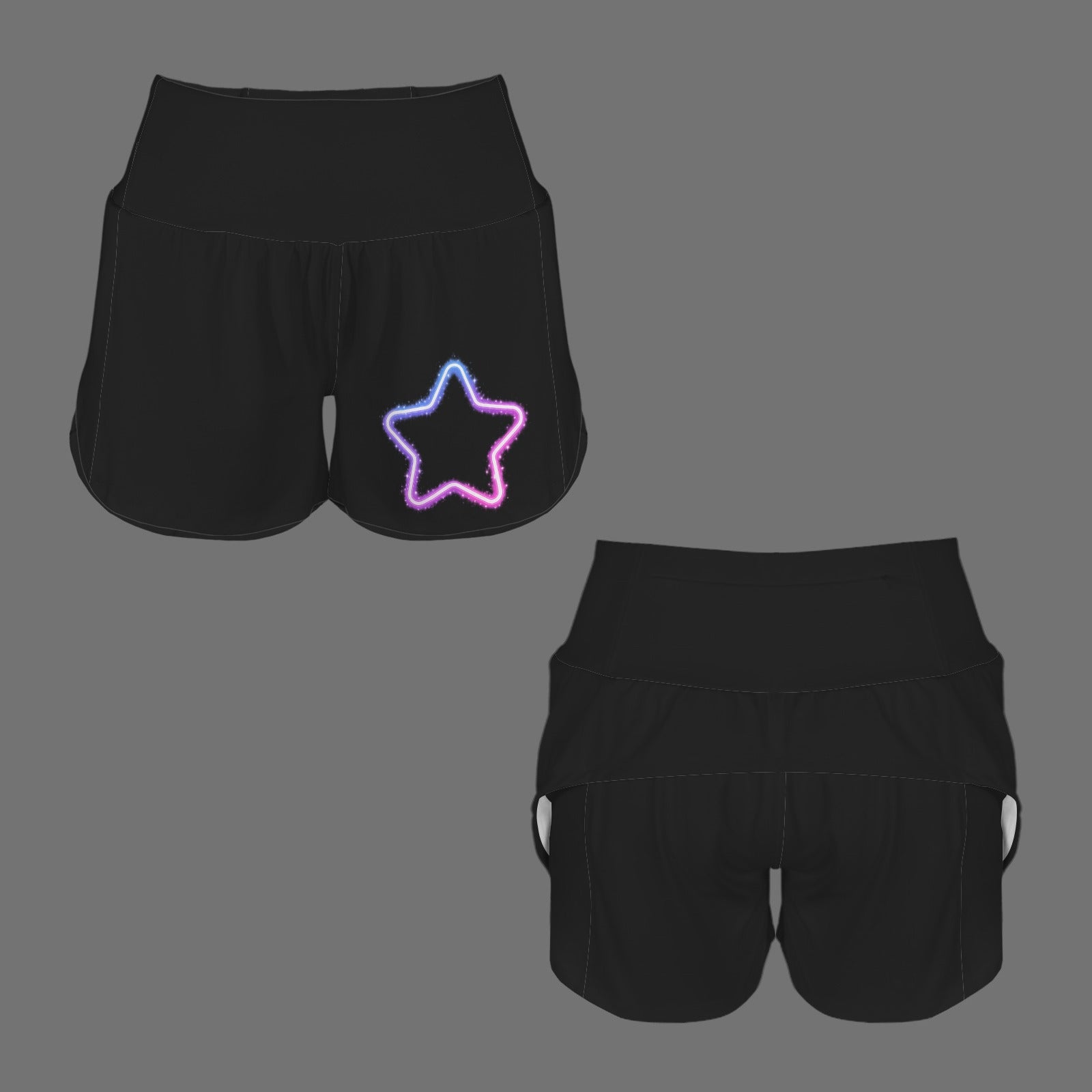 Glowing Star Athletic Shorts