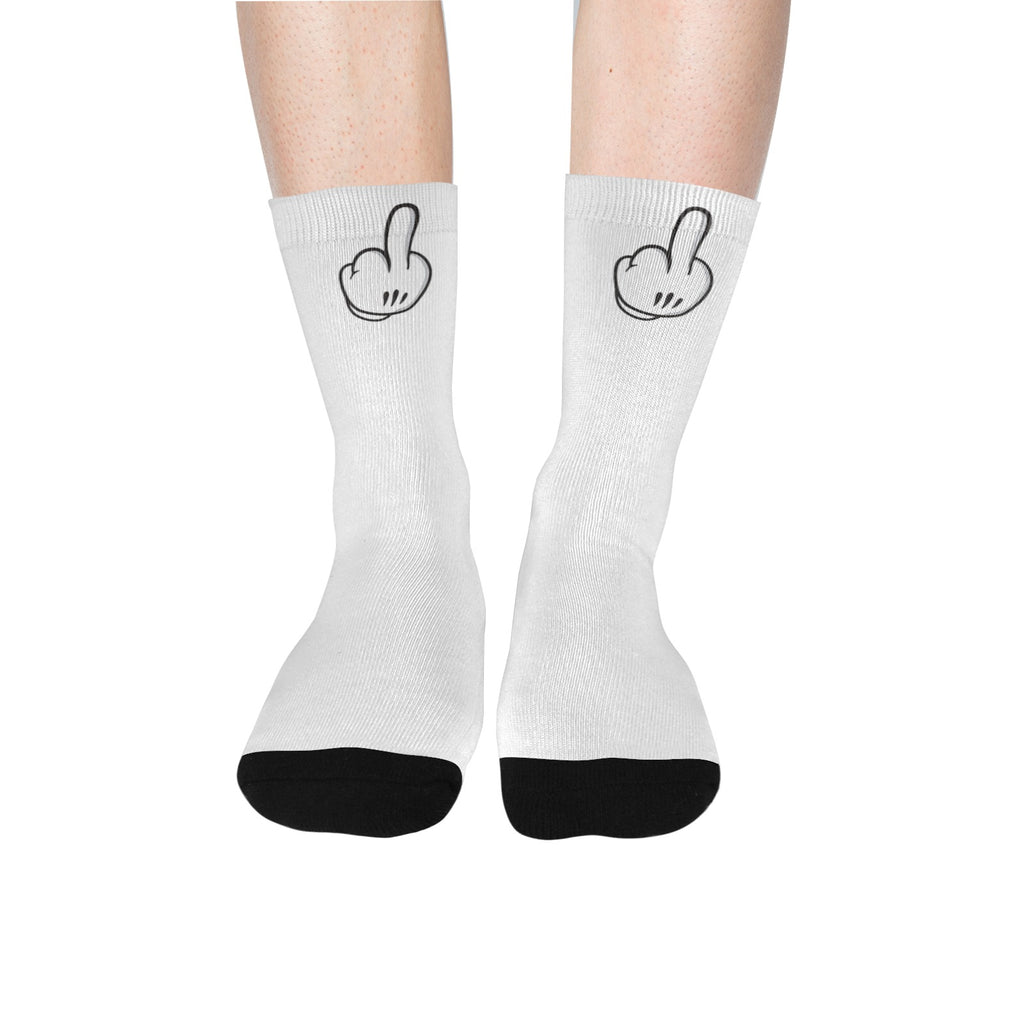 Cartoon Finger Mens Socks