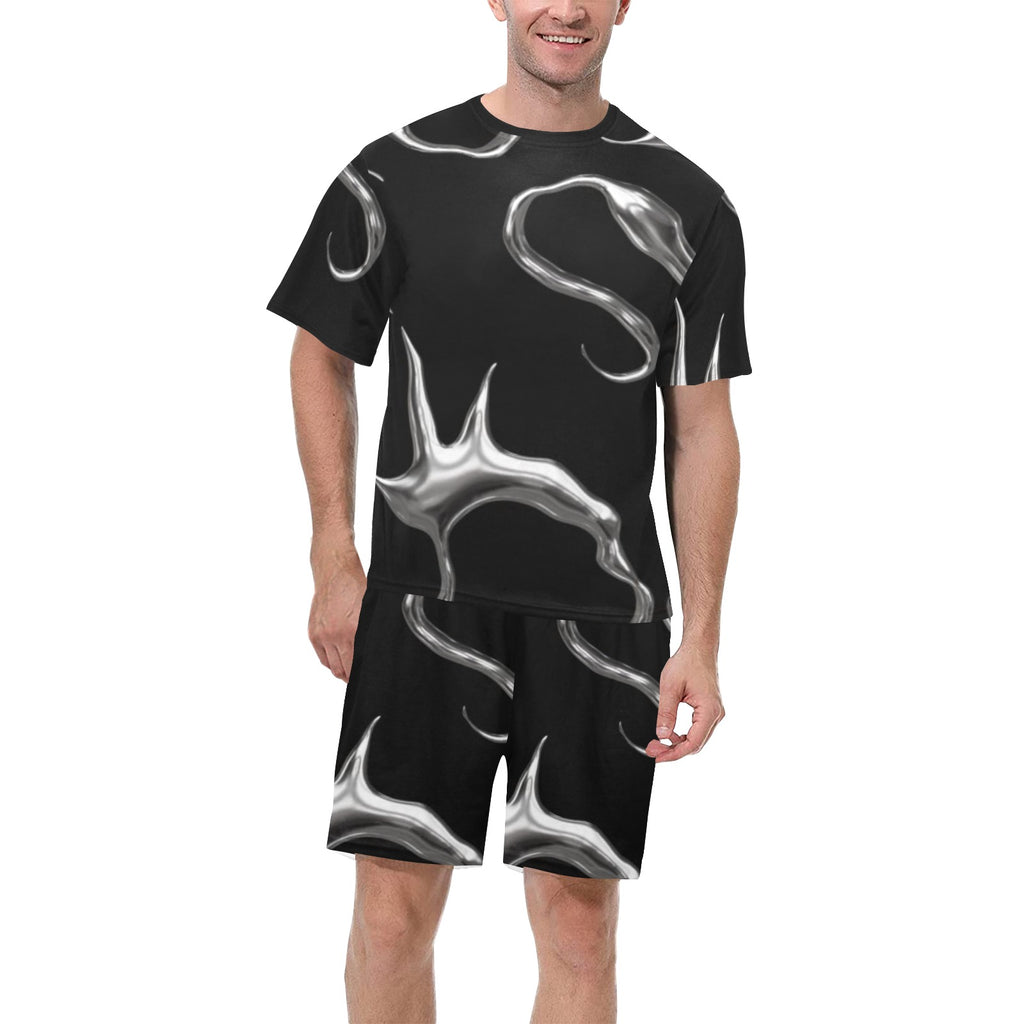 Silver Night Pajama Set