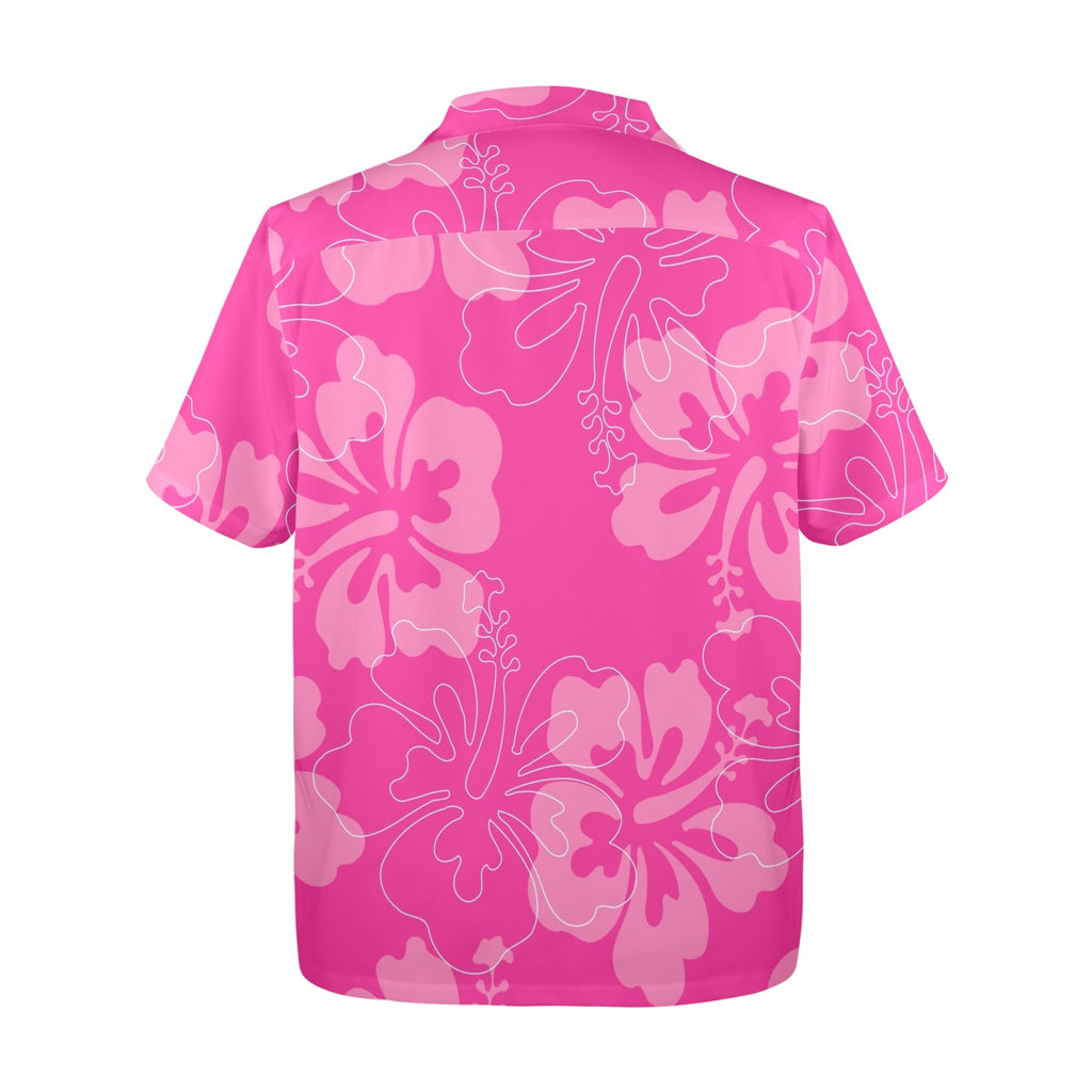 Tropical Pink Hawiann Shirt