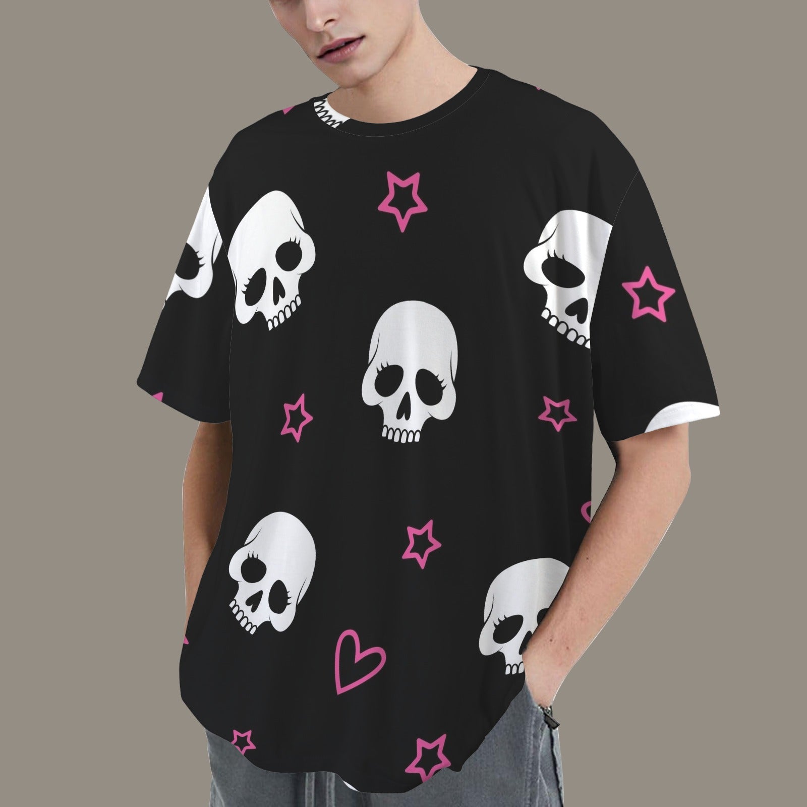 Dark And Pink OverSize Shirt