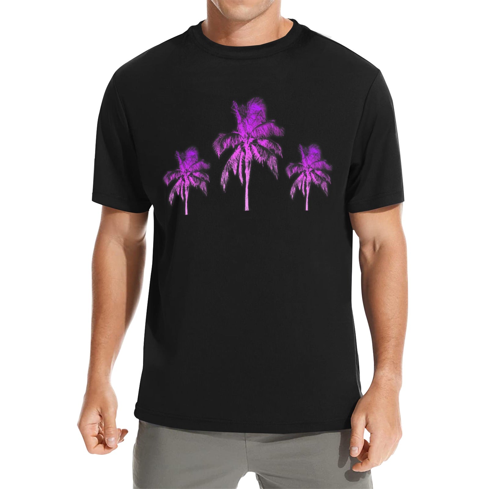 Purple Palm Shirt