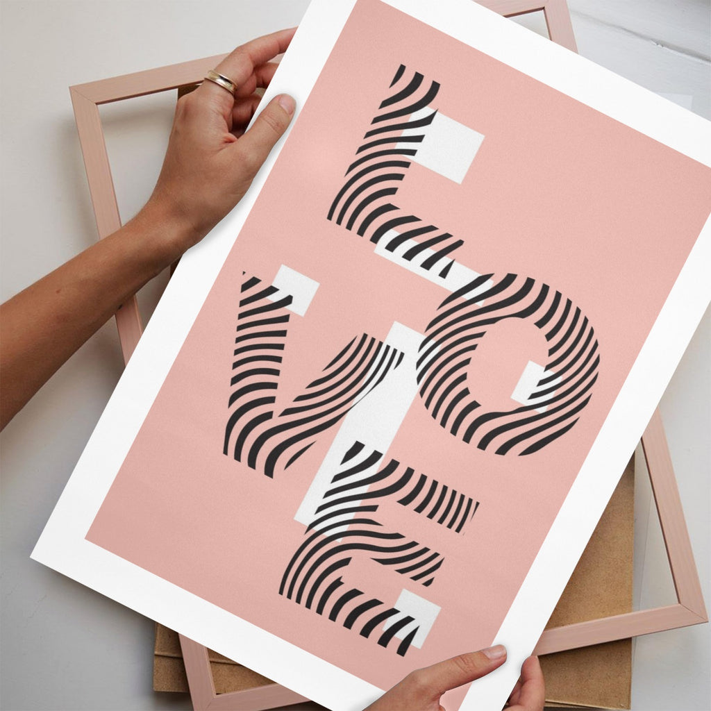 Love Lines Art Print 12"x18"