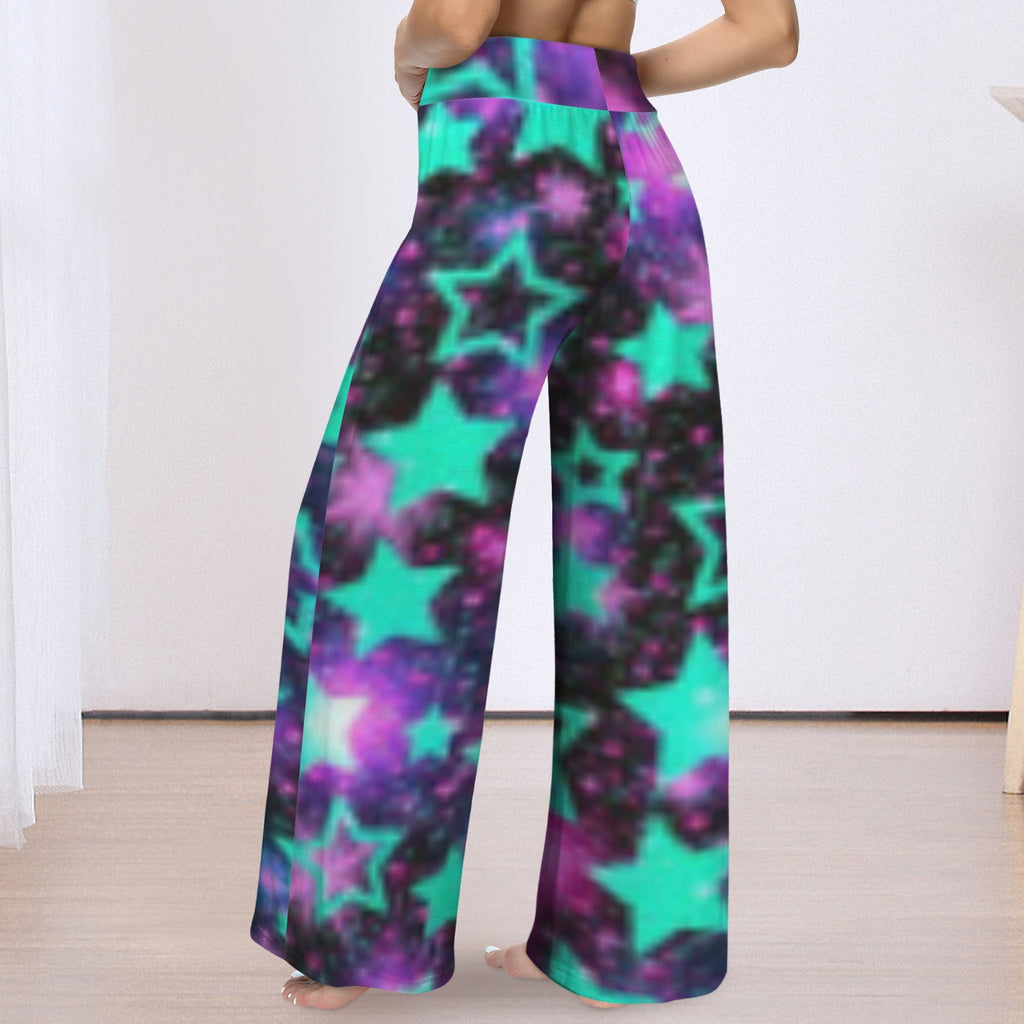 Teal Star Pajama Pants