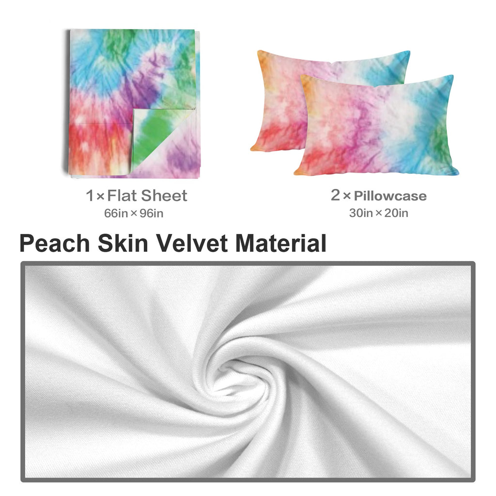 TyeDye Flast Sheet/Pillow Cases