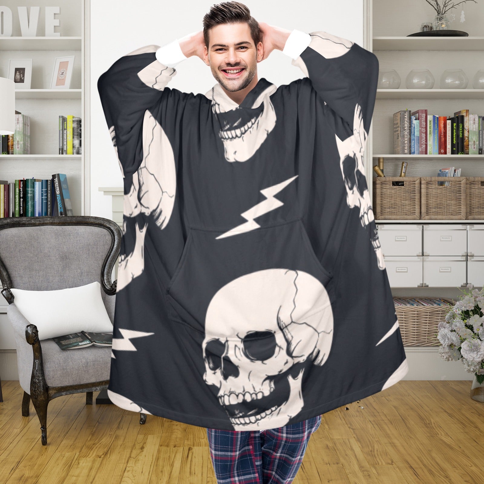 Electric Shock Blanket Hoodie