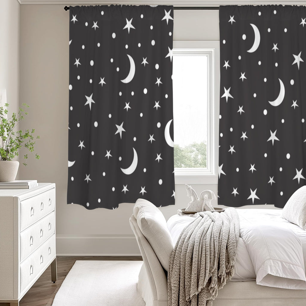 Night Sky Window Curtains 52"x63"