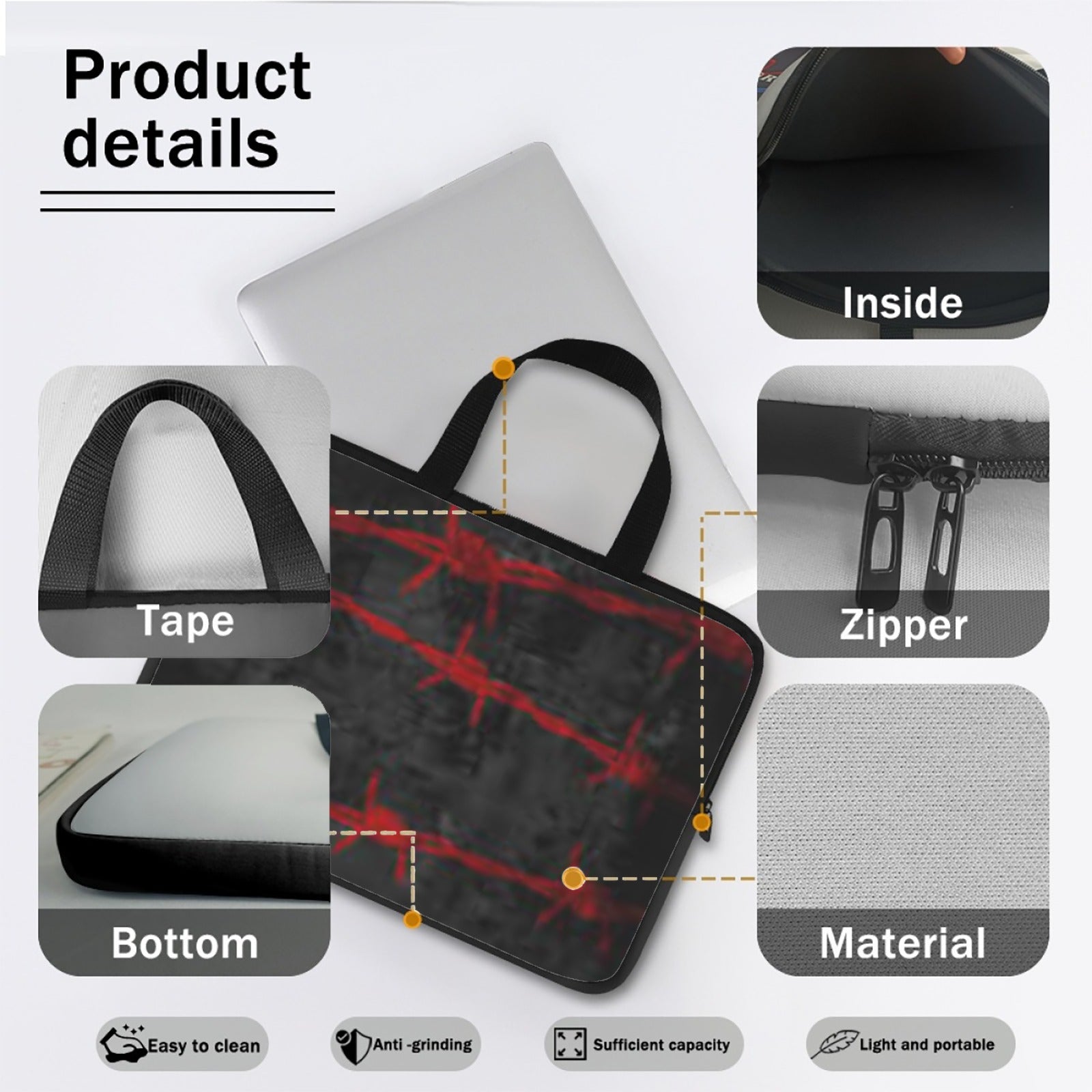 Red Razor Laptop Bag 15inch