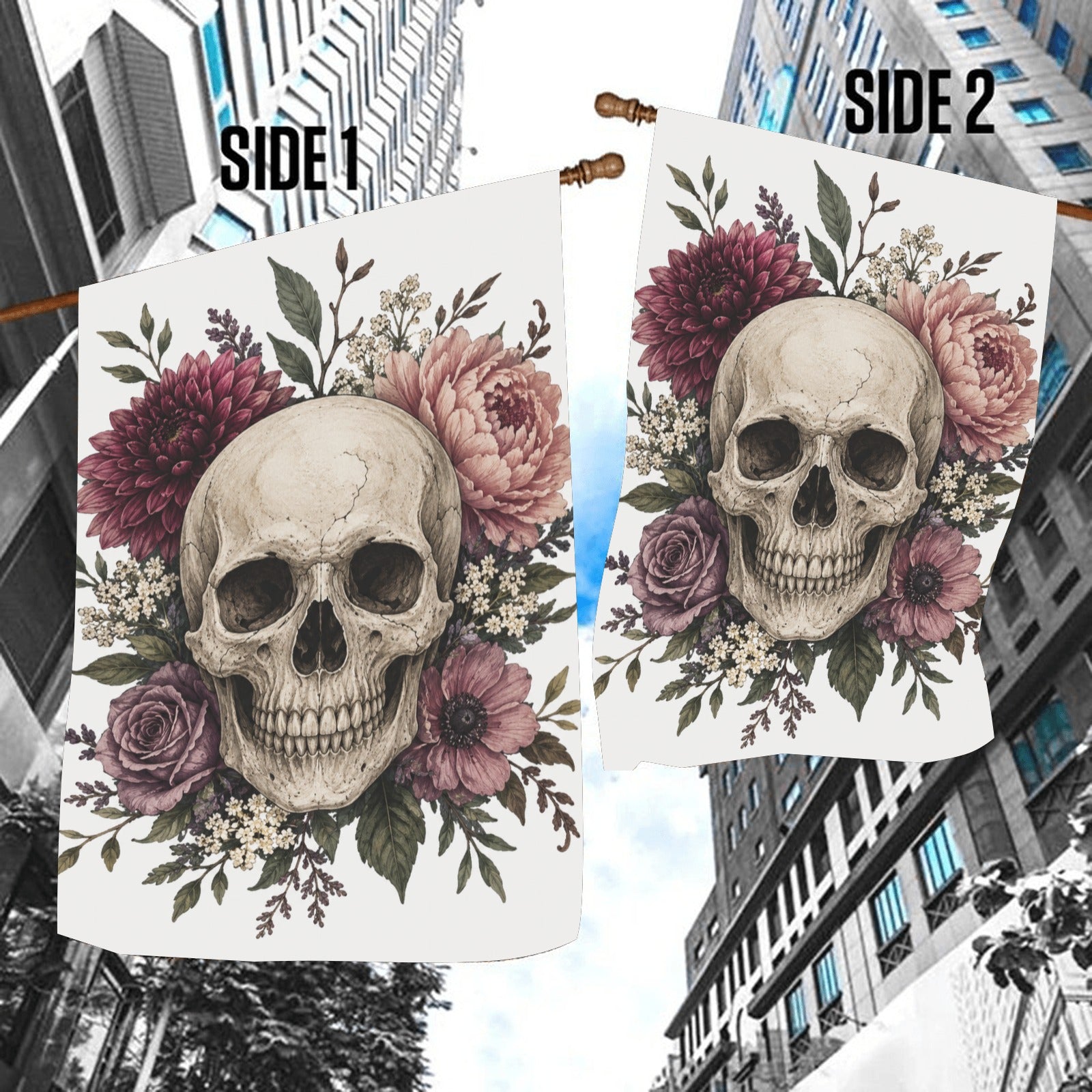 Bloom Of The Dead Garden Flag 12"x18"