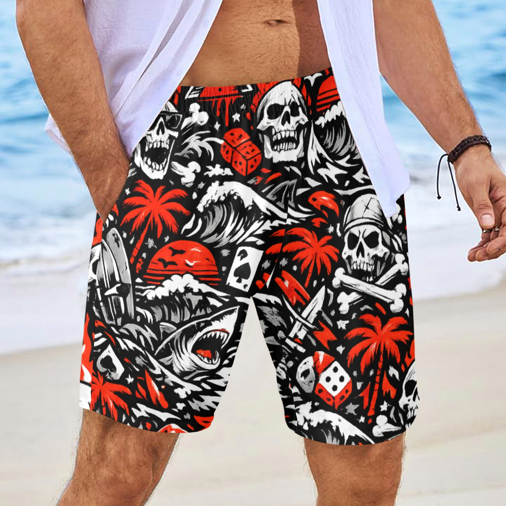 Skull Surf Beach Shorts