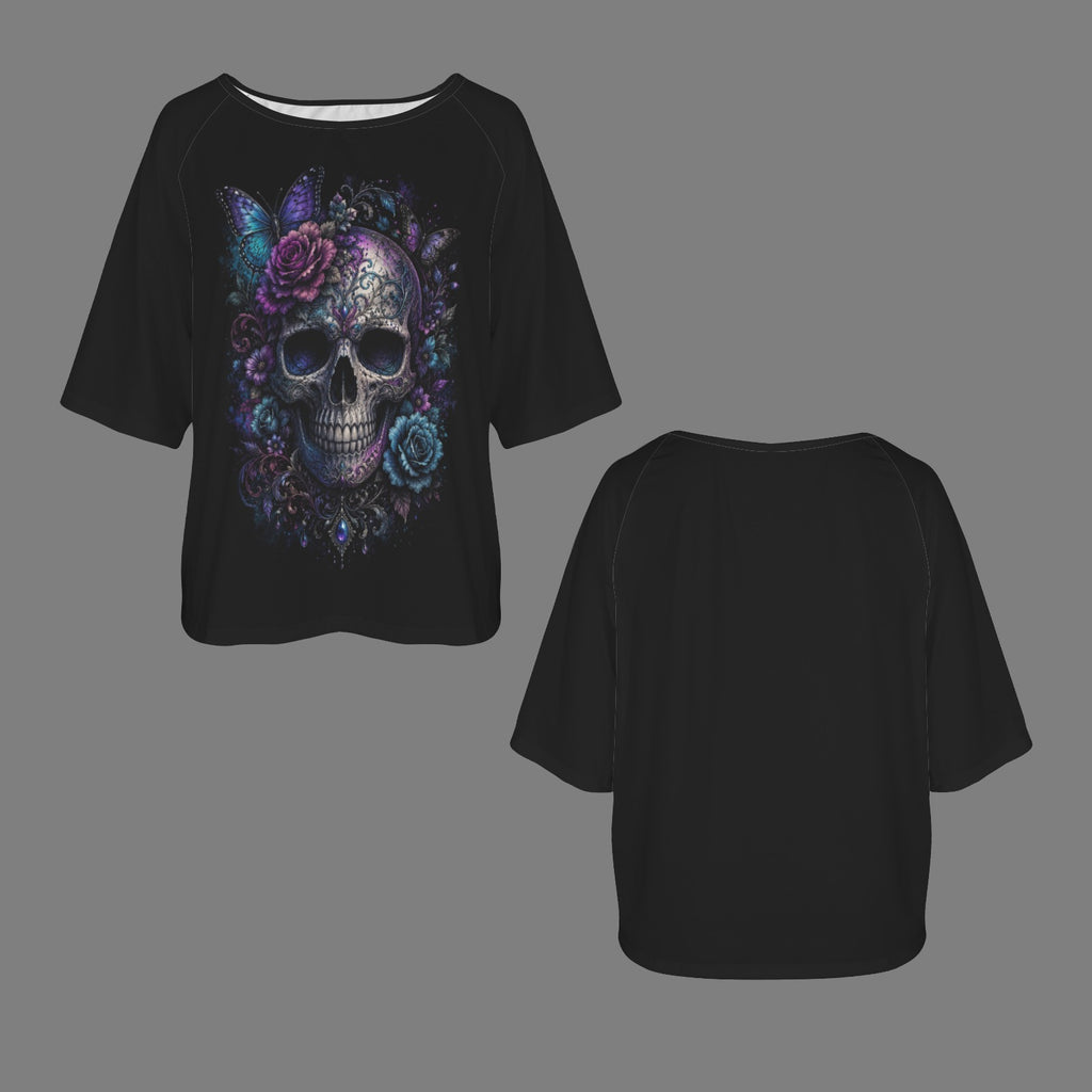 Butterfly Rode Off The Shoulder Tee