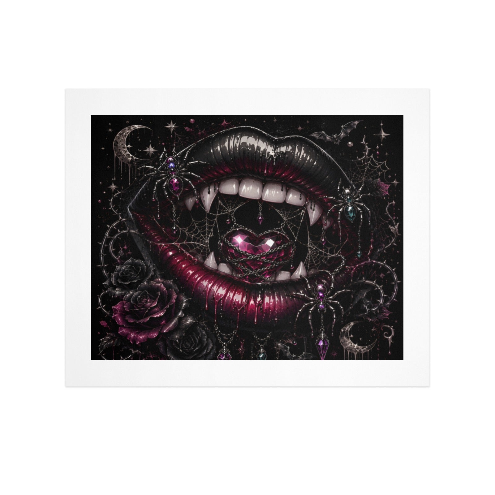 Venom Kiss Art Print 14"x11"