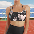 Hearts Of Ashes Double Strap Sports Bra