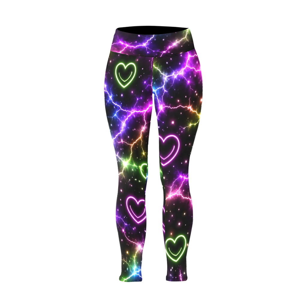 Electric Heart High Waist Leggings