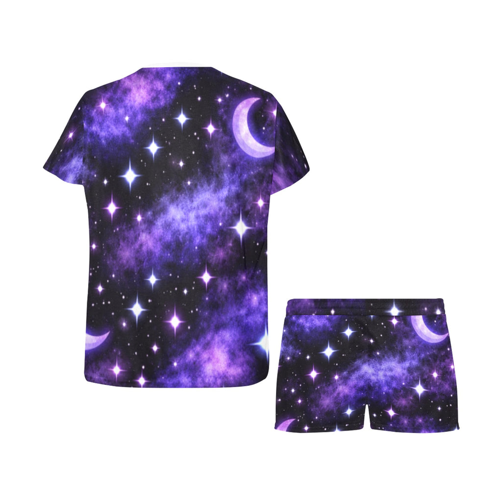 Midnight Moon Pajama Short Set