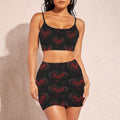 Dark Romance Cami  And Skirt Set