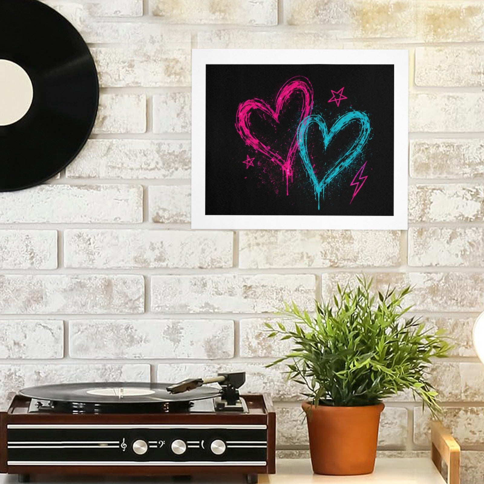 Rebel Hearts Art Print 10"x8"