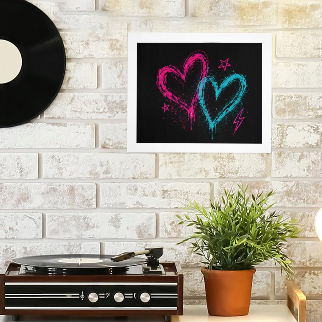 Rebel Hearts Art Print 10"x8"