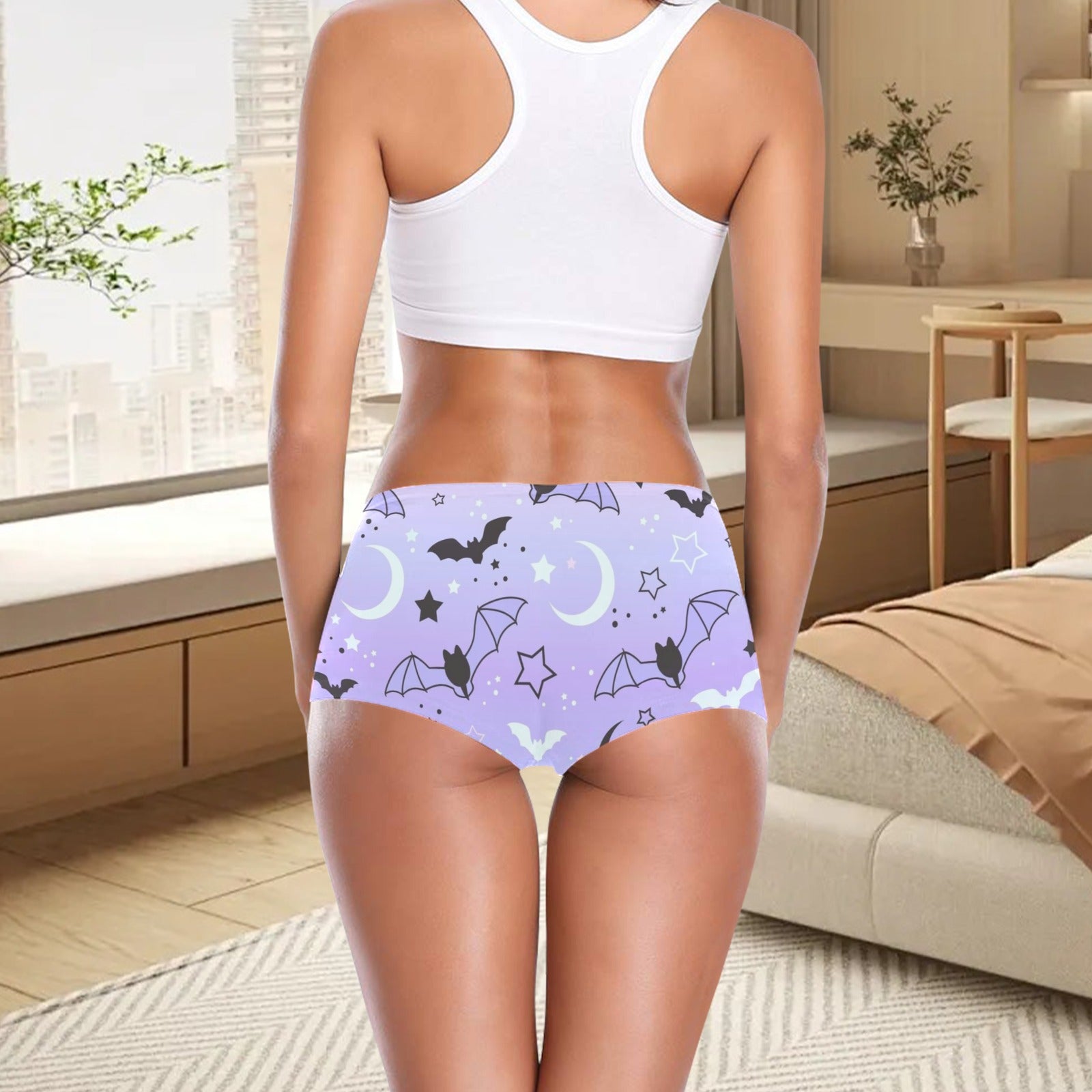 Purple Bats BoyShorts