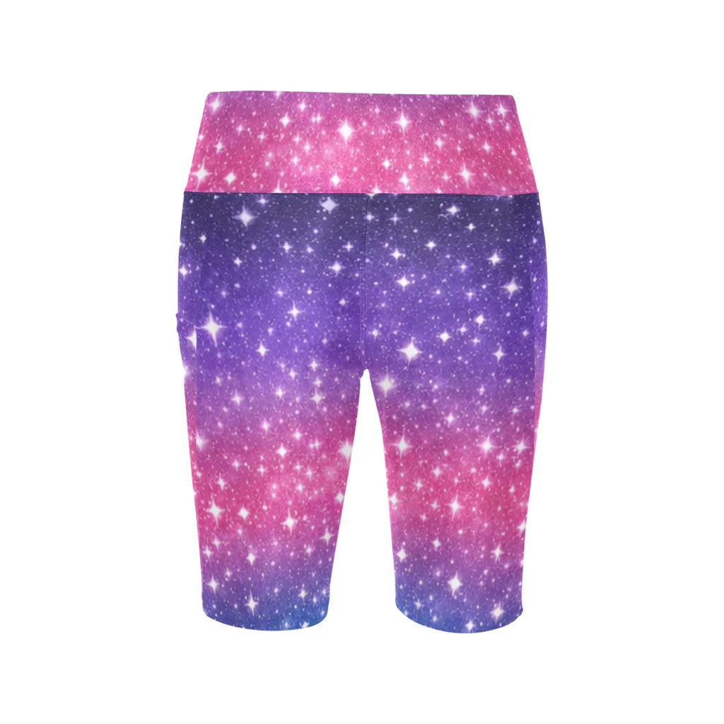 Cosmic Fade Biker Shorts