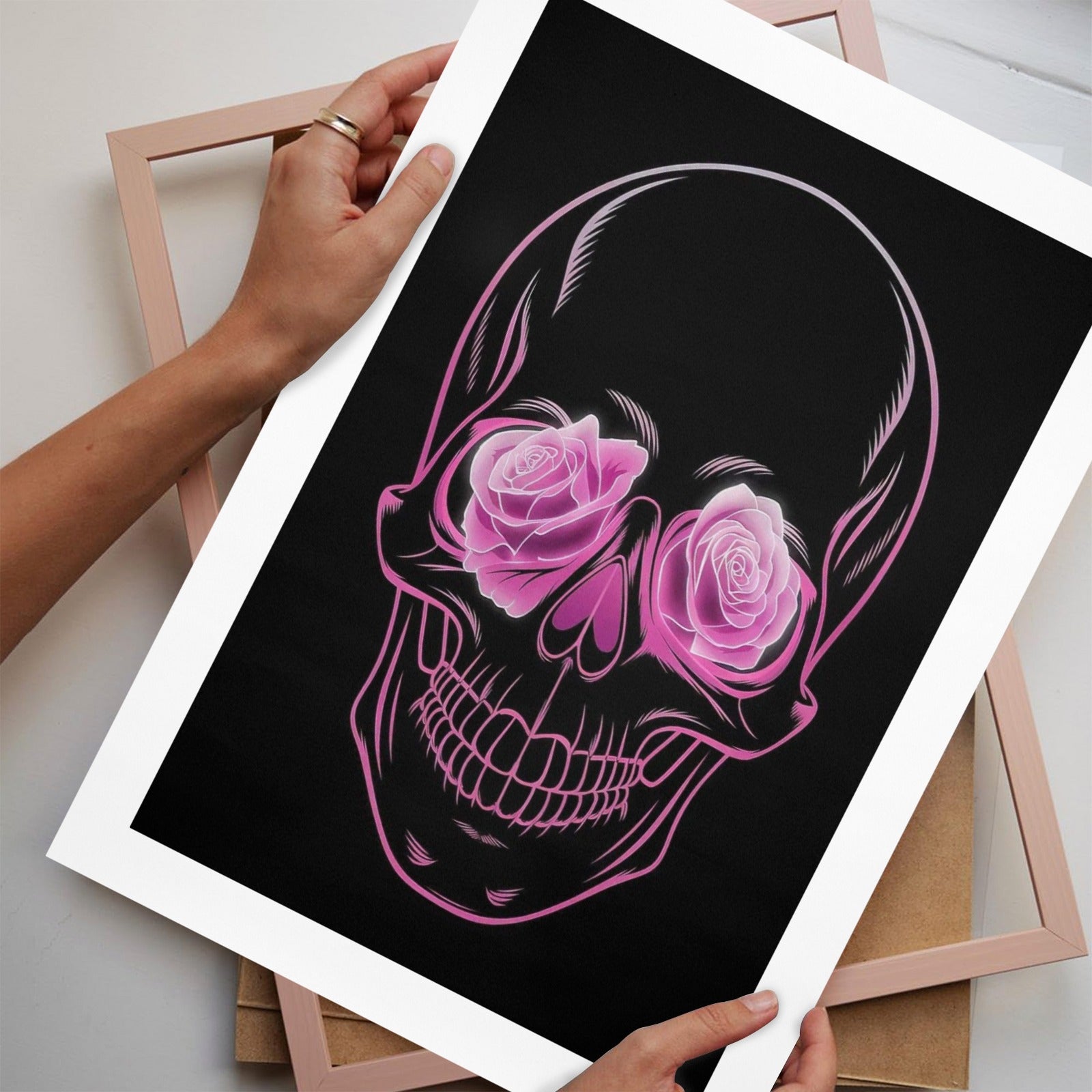 Skull Bloom Art Print 12"x18"