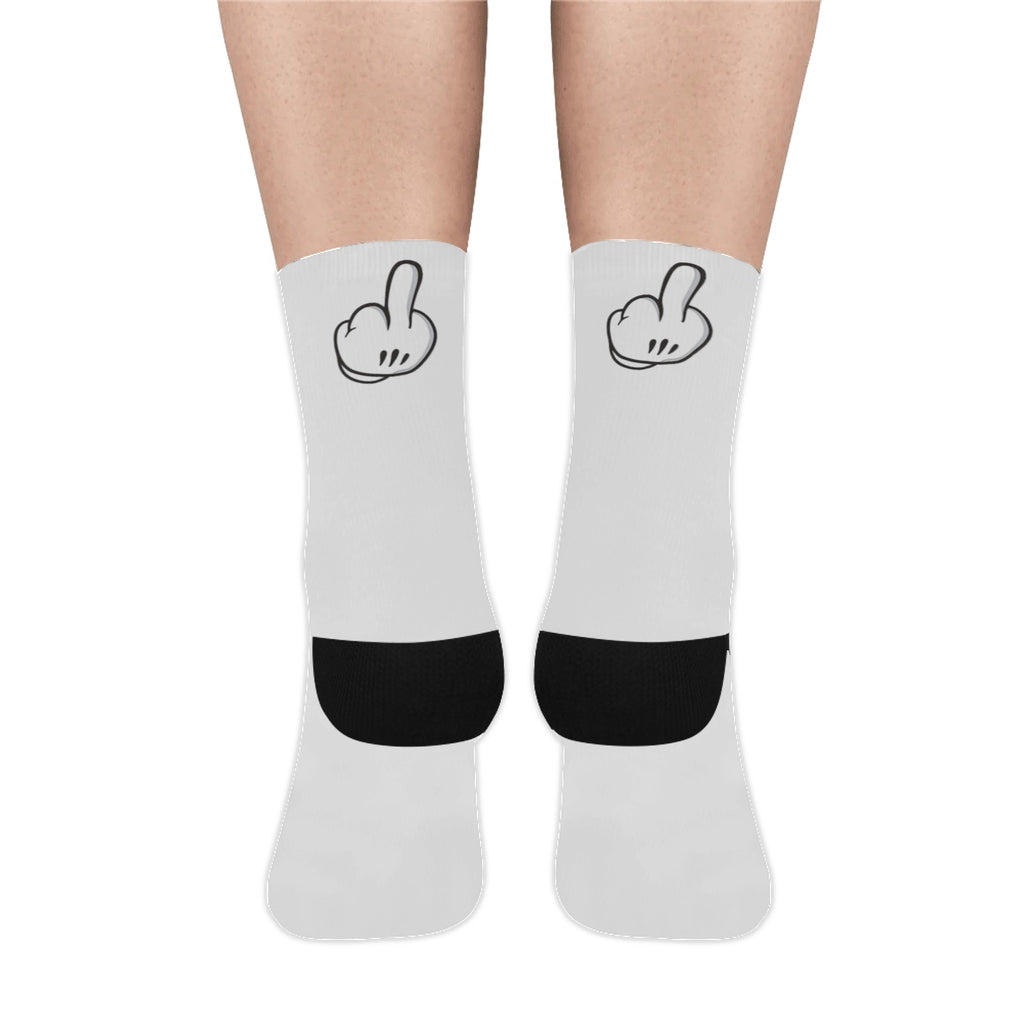 Cartoon Finger Mens Socks