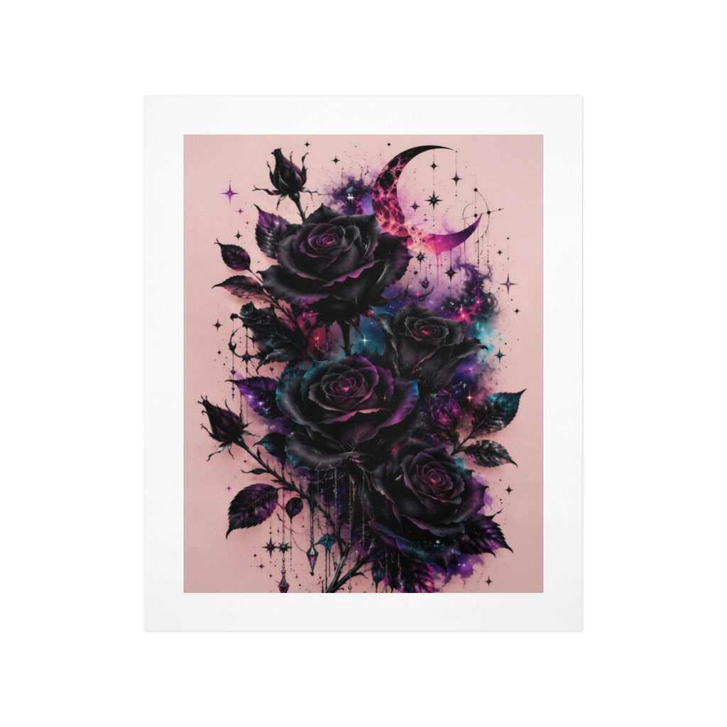 Galaxy In Blooms Art Print  11"x14"